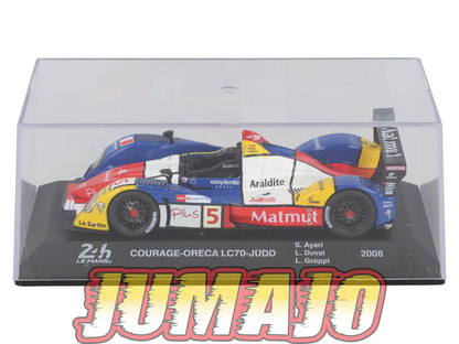 24H287 Voiture 1/43 24 Heures Mans IXO COURAGE ORECA LC70 JUDD 2008 S Ayari #5