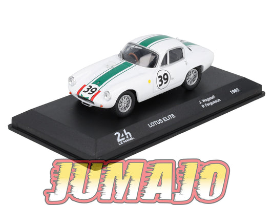 24H289 Voiture 1/43 24 Heures Mans IXO LOTUS ELITE 1963 J Wagstaff