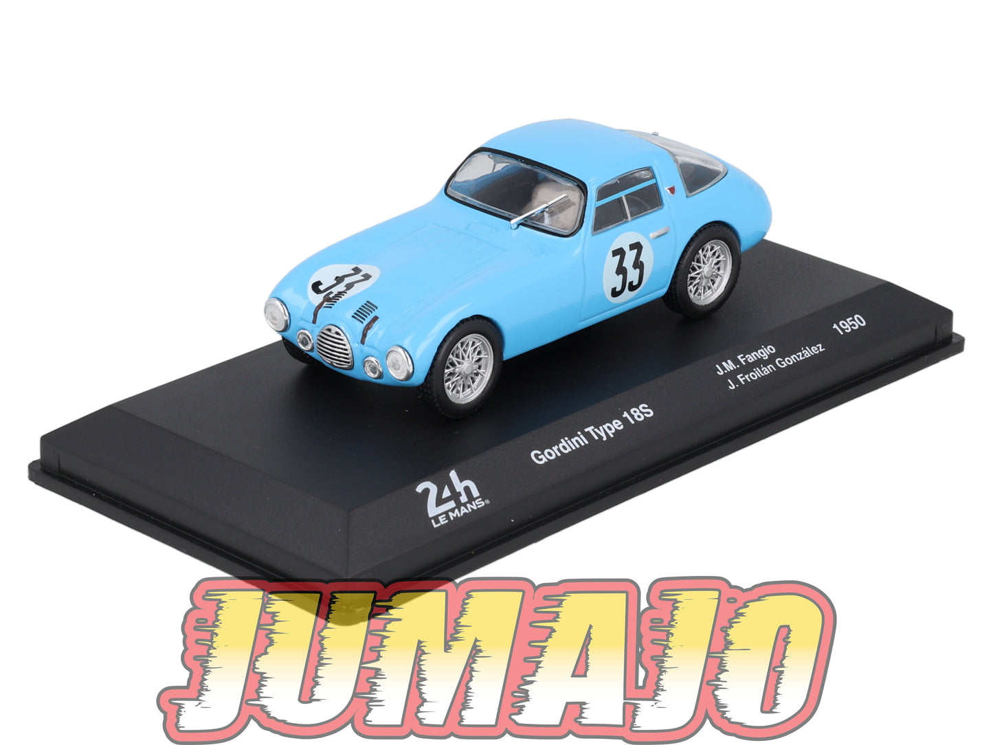 24H291 Voiture 1/43 24 Heures Mans IXO Gordini Type 18S #33 1950 JM Fangio