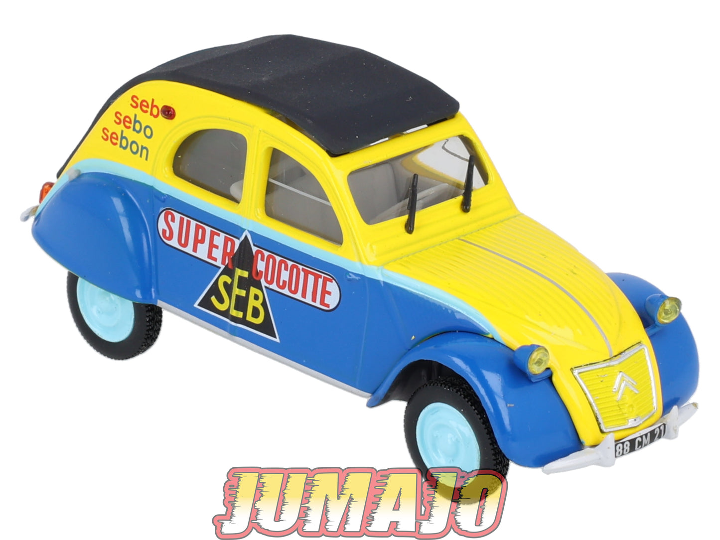 2CV103 Voiture 1/43 NOREV Citroen : 2CV AZL Super Cocotte 1956