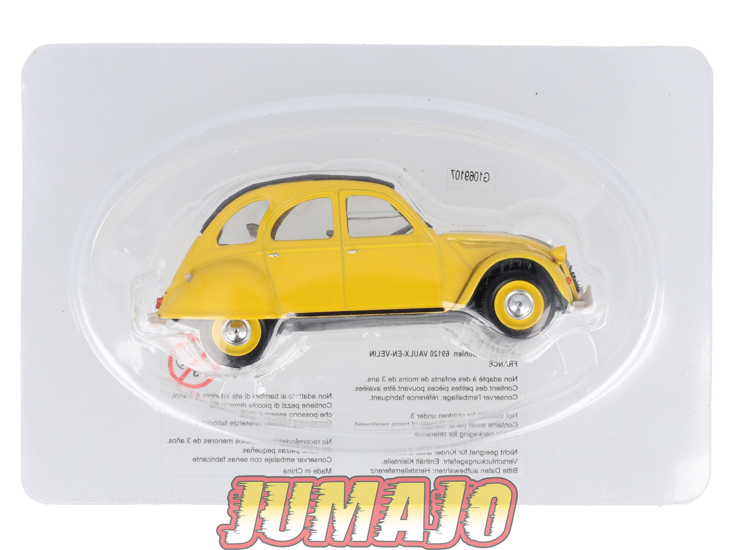 2CV107 Voiture 1/43 NOREV Citroen : 2CV paddock