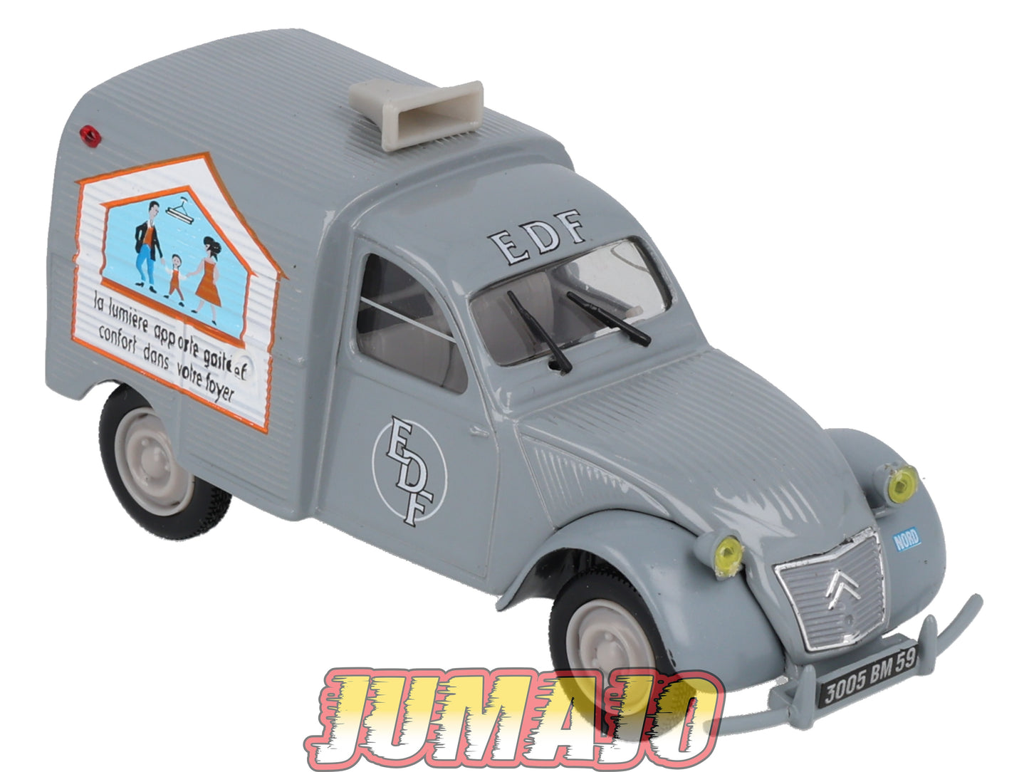 2CV110 Voiture 1/43 NOREV Citroen : 2CV AZU EDF