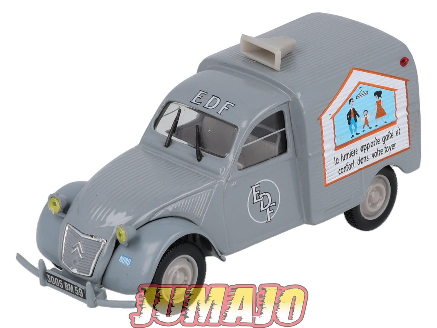 2CV110 Voiture 1/43 NOREV Citroen : 2CV AZU EDF