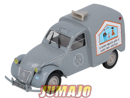 2CV110 Voiture 1/43 NOREV Citroen : 2CV AZU EDF