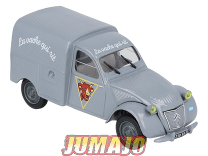 2CV116 Voiture 1/43 NOREV Citroen : 2CV AZU La vache qui rit 1954