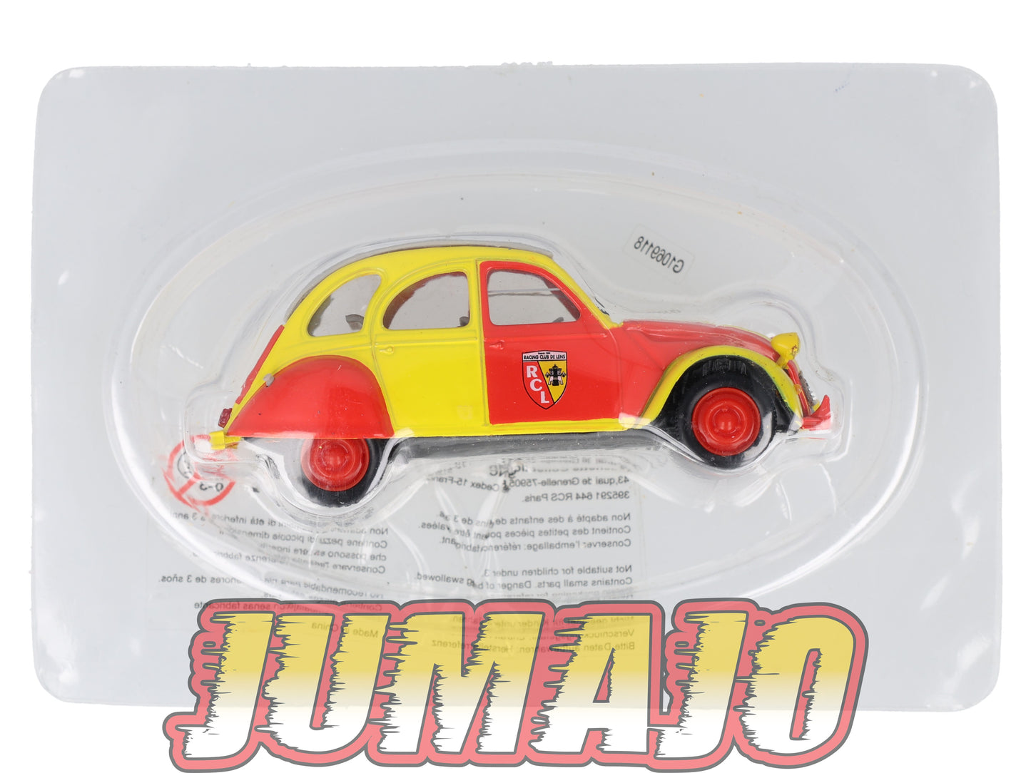 2CV118 Voiture 1/43 ELIGOR Citroen : 2CV 6 RCL Racing Club Lens