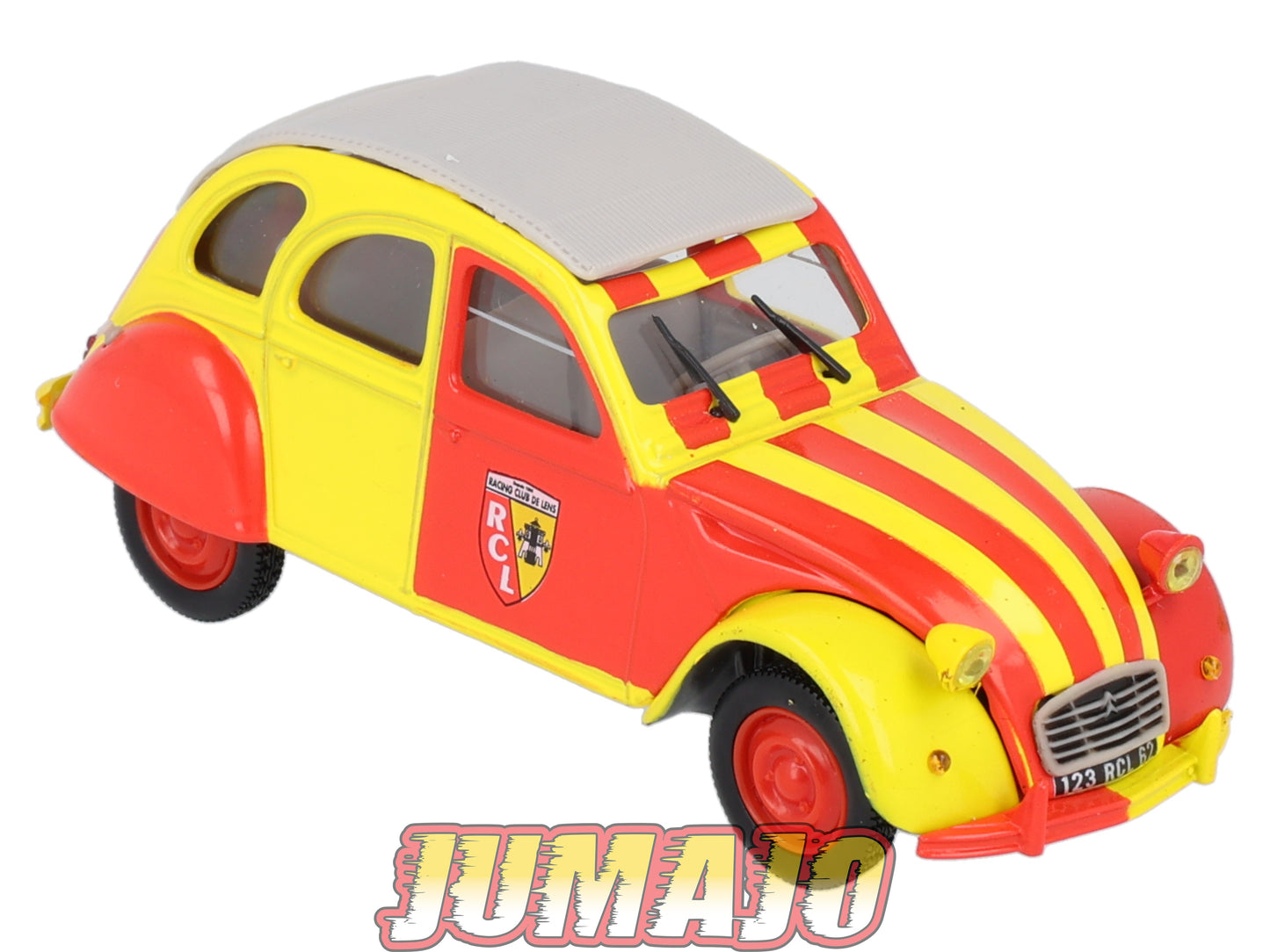 2CV118 Voiture 1/43 ELIGOR Citroen : 2CV 6 RCL Racing Club Lens
