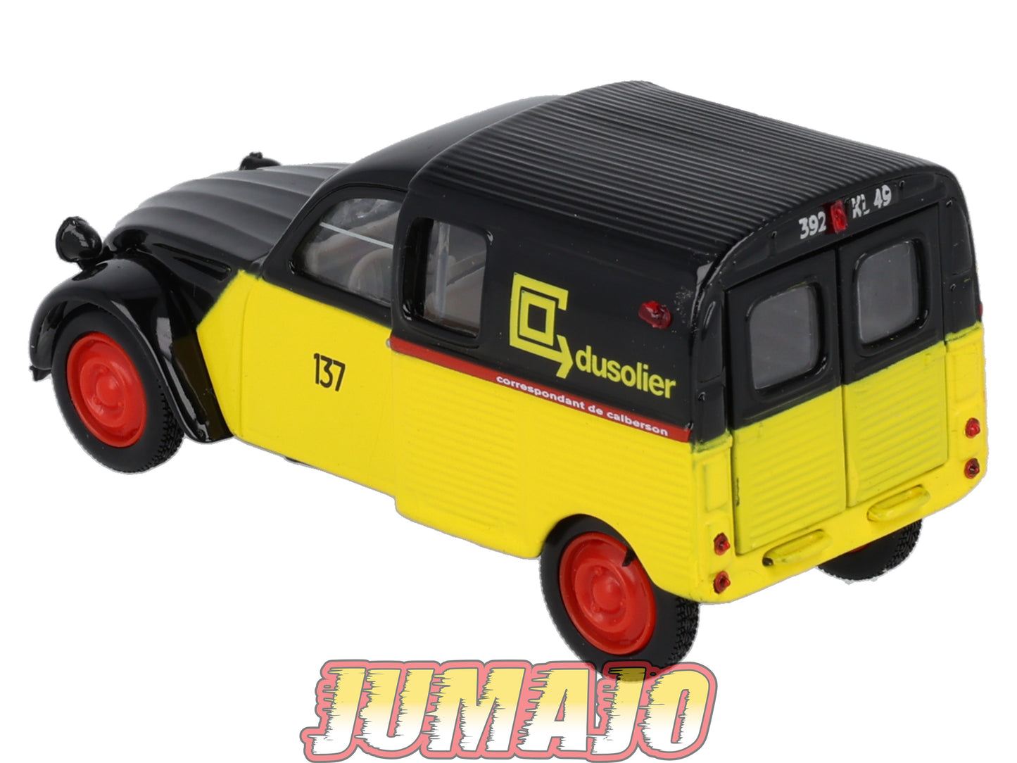 2CV119 Voiture 1/43 NOREV Citroen : 2CV AZU Transport DUSOLIER Calberson