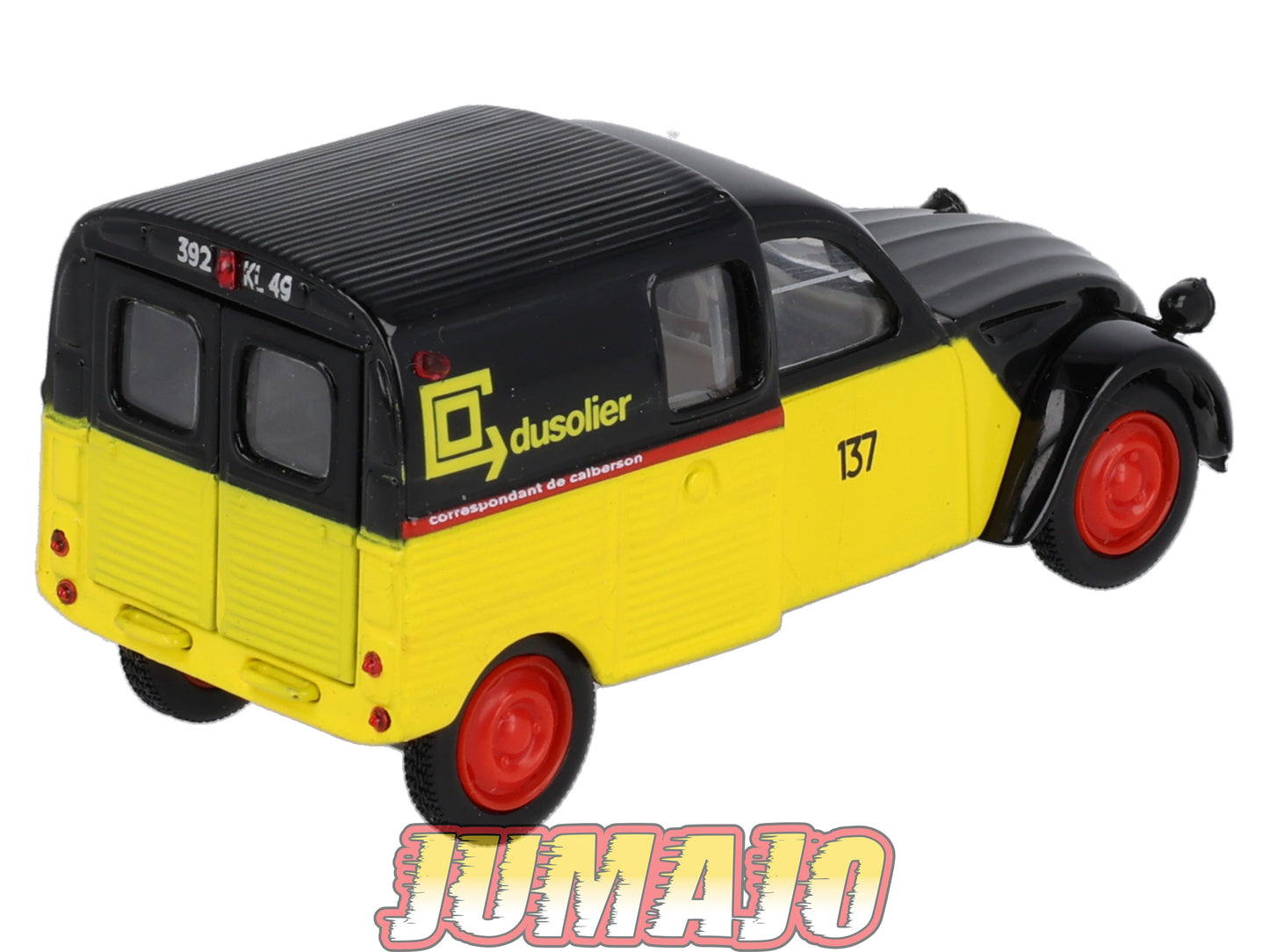 2CV119 Voiture 1/43 NOREV Citroen : 2CV AZU Transport DUSOLIER Calberson
