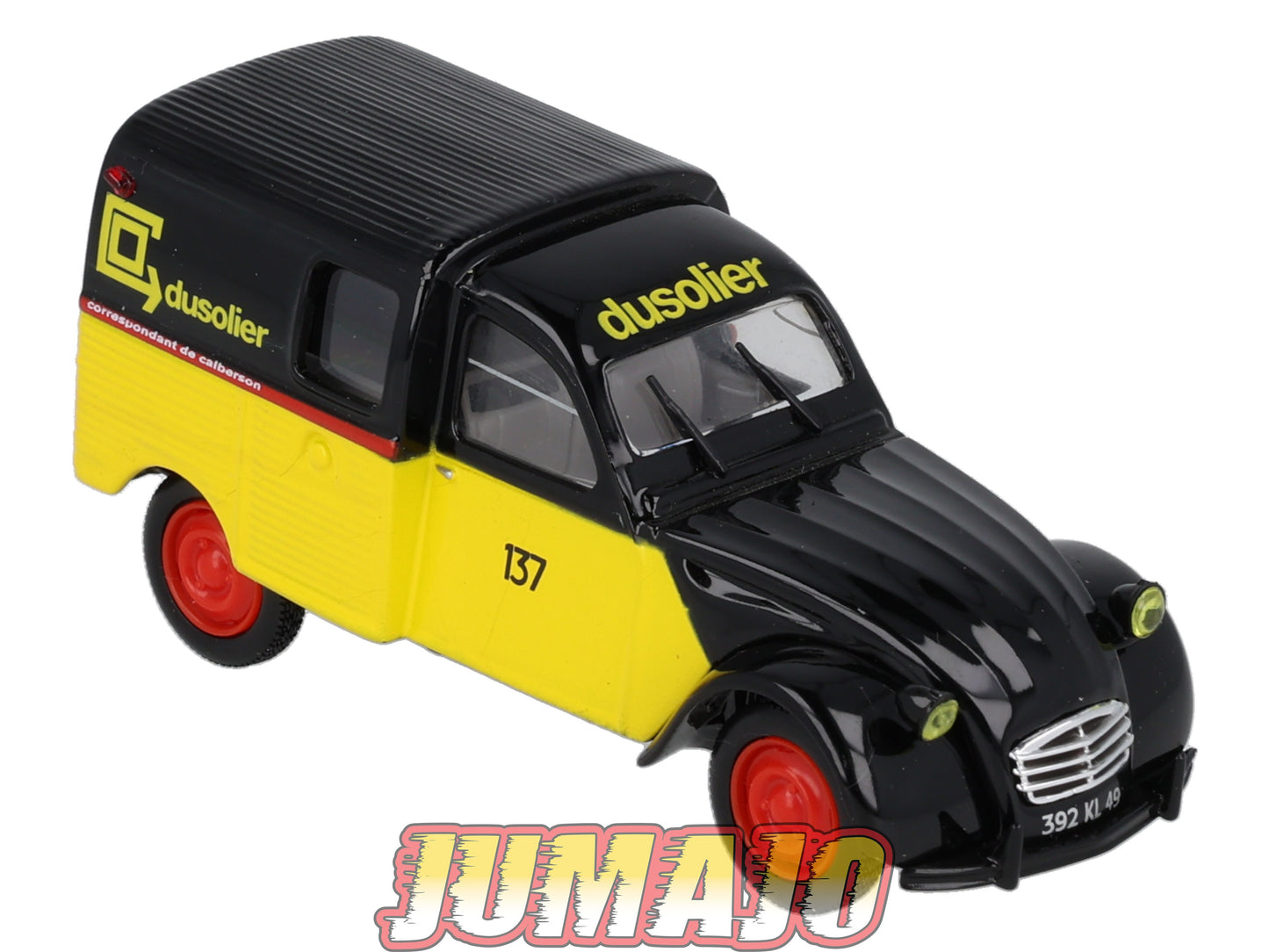 2CV119 Voiture 1/43 NOREV Citroen : 2CV AZU Transport DUSOLIER Calberson