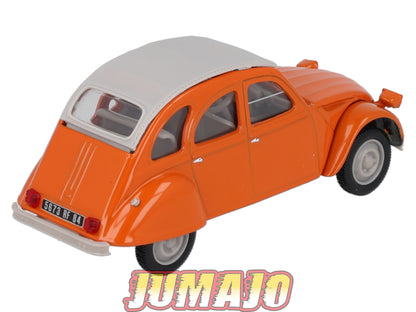 2CV124 Voiture 1/43 NOREV Citroen : 2CV Mandarine orange