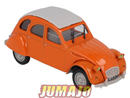 2CV124 Voiture 1/43 NOREV Citroen : 2CV Mandarine orange