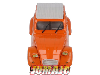 2CV124 Voiture 1/43 NOREV Citroen : 2CV Mandarine orange