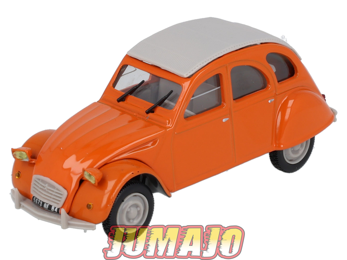 2CV124 Voiture 1/43 NOREV Citroen : 2CV Mandarine orange