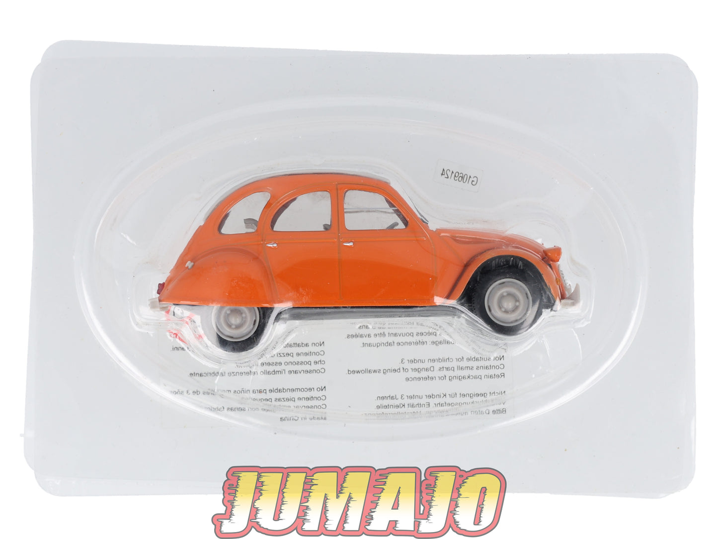 2CV124 Voiture 1/43 NOREV Citroen : 2CV Mandarine orange