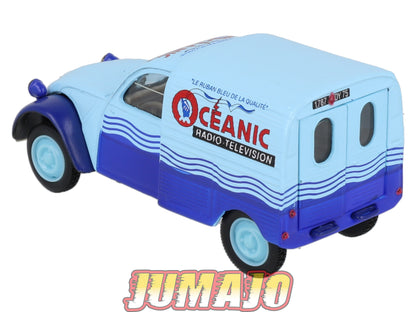 2CV131 Voiture 1/43 ELIGOR Citroen : 2CV AZU Oceanic
