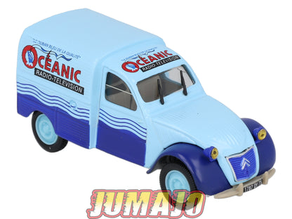 2CV131 Voiture 1/43 ELIGOR Citroen : 2CV AZU Oceanic