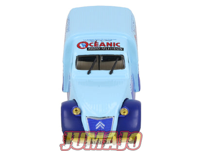 2CV131 Voiture 1/43 ELIGOR Citroen : 2CV AZU Oceanic