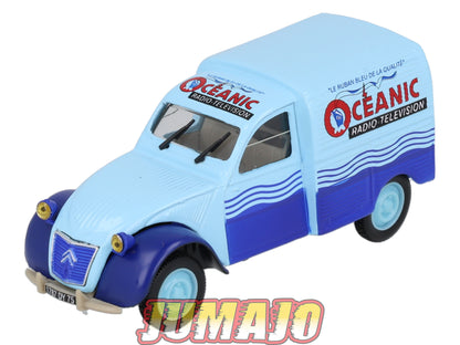 2CV131 Voiture 1/43 ELIGOR Citroen : 2CV AZU Oceanic