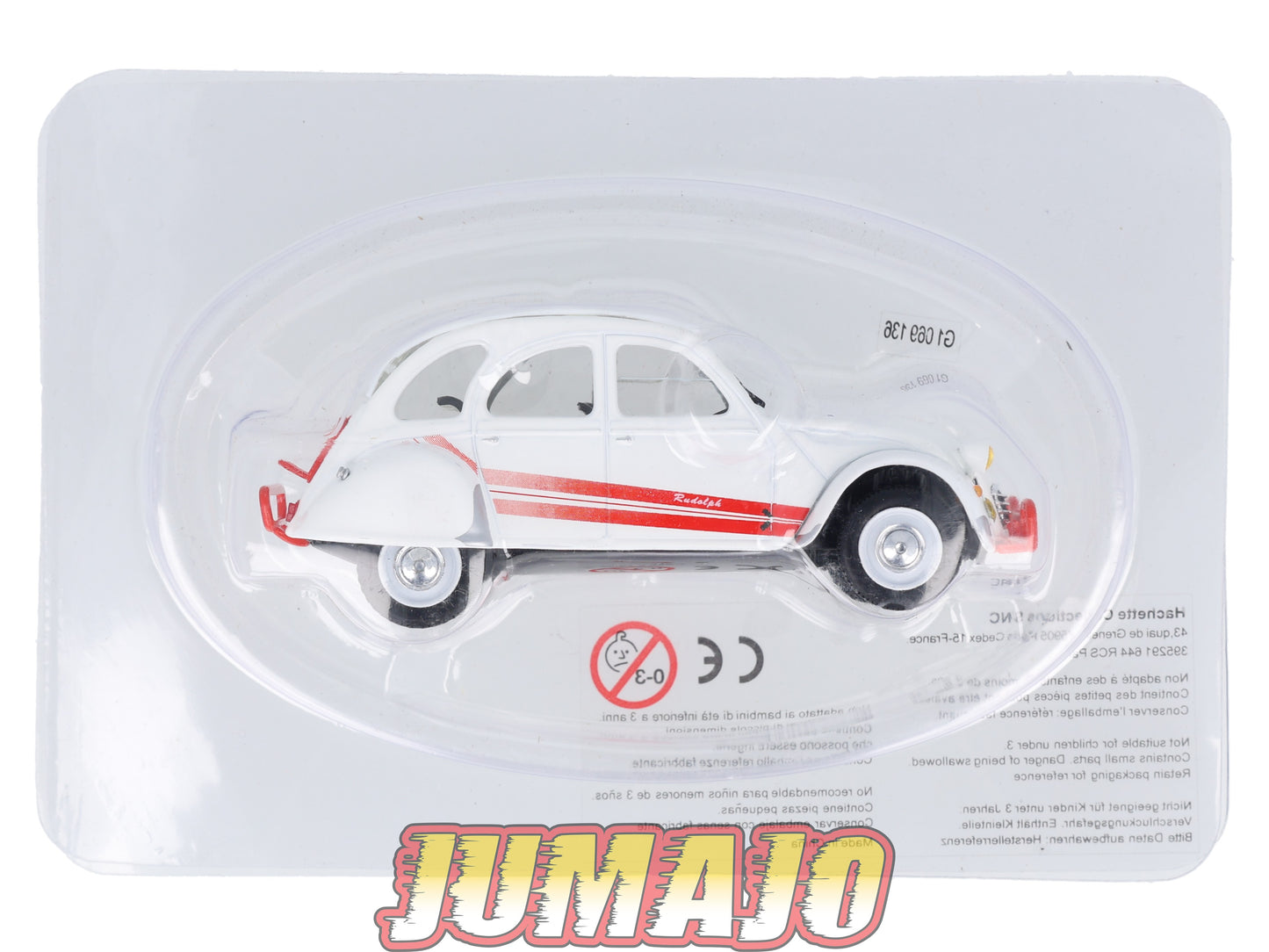 2CV136 Voiture 1/43 ELIGOR CITROEN : 2CV RUDOLF 1987