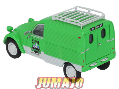 2CV144 Voiture 1/43 NOREV Citroen : 2CV Fourgonnette Striebel 1955