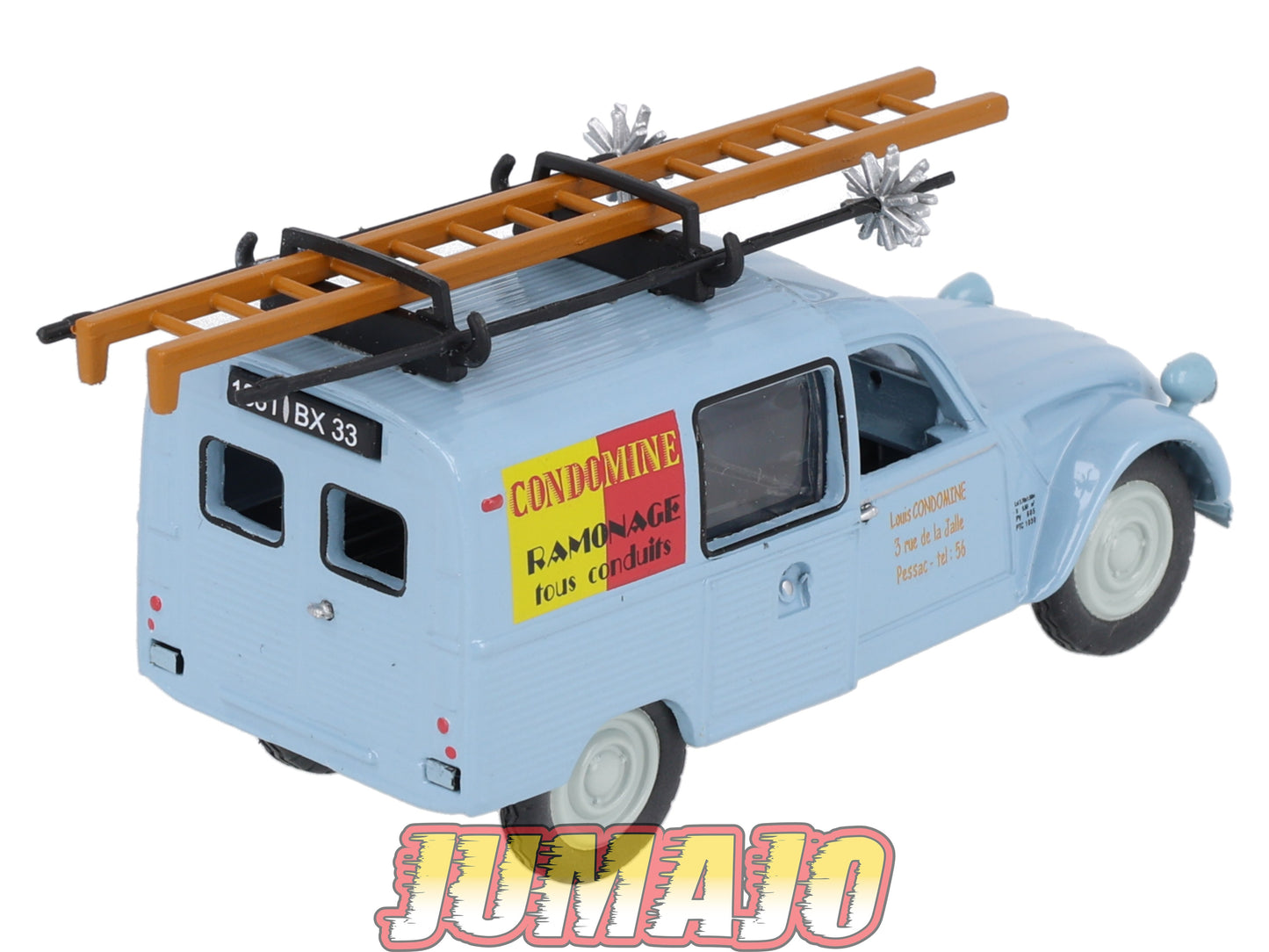 2CV146 Voiture 1/43 ELIGOR Citroen : 2CV AK 350 du ramoneur 1967