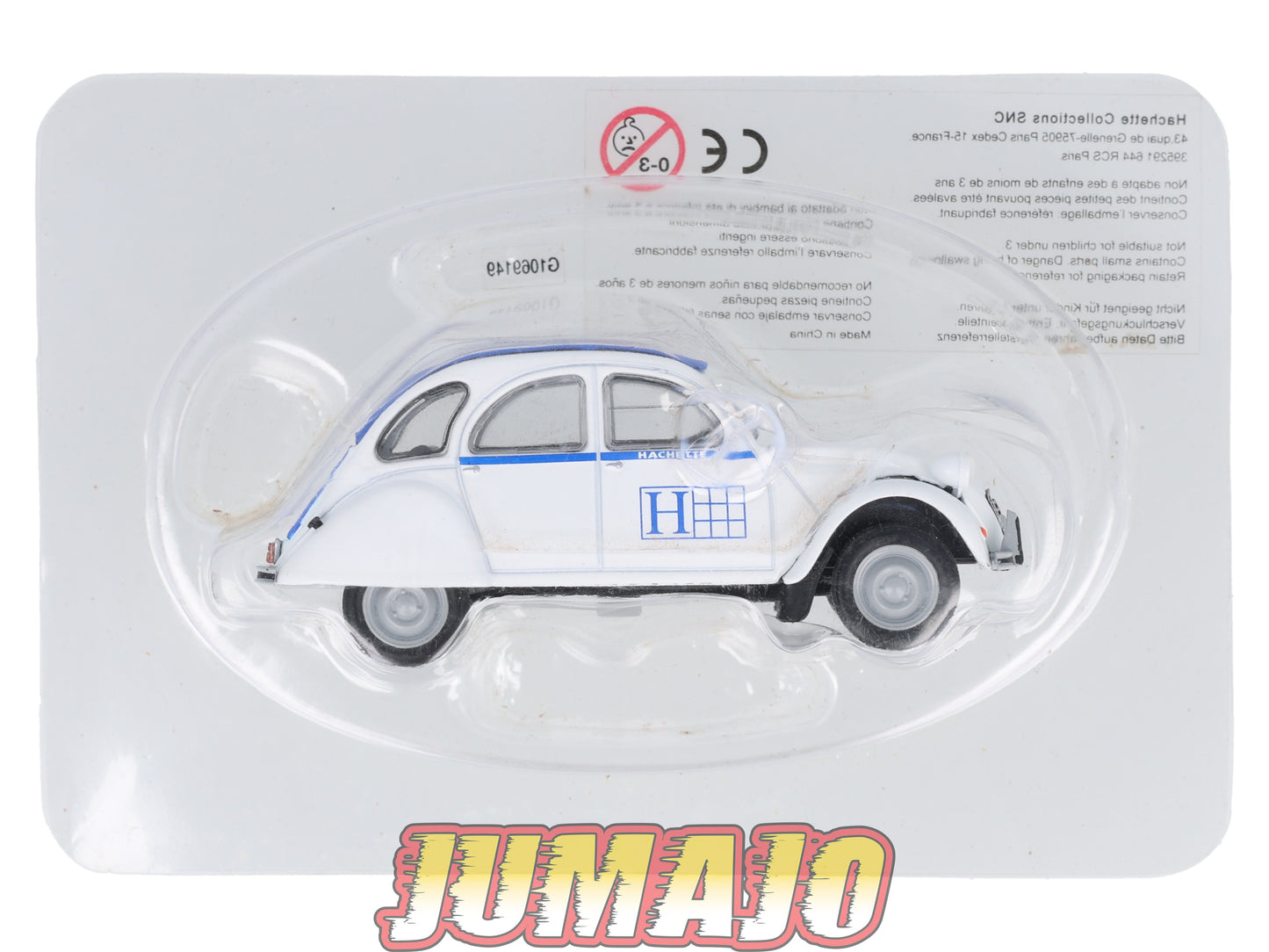 2CV149 Voiture 1/43 ELIGOR Citroen : 2CV spécial HACHETTES