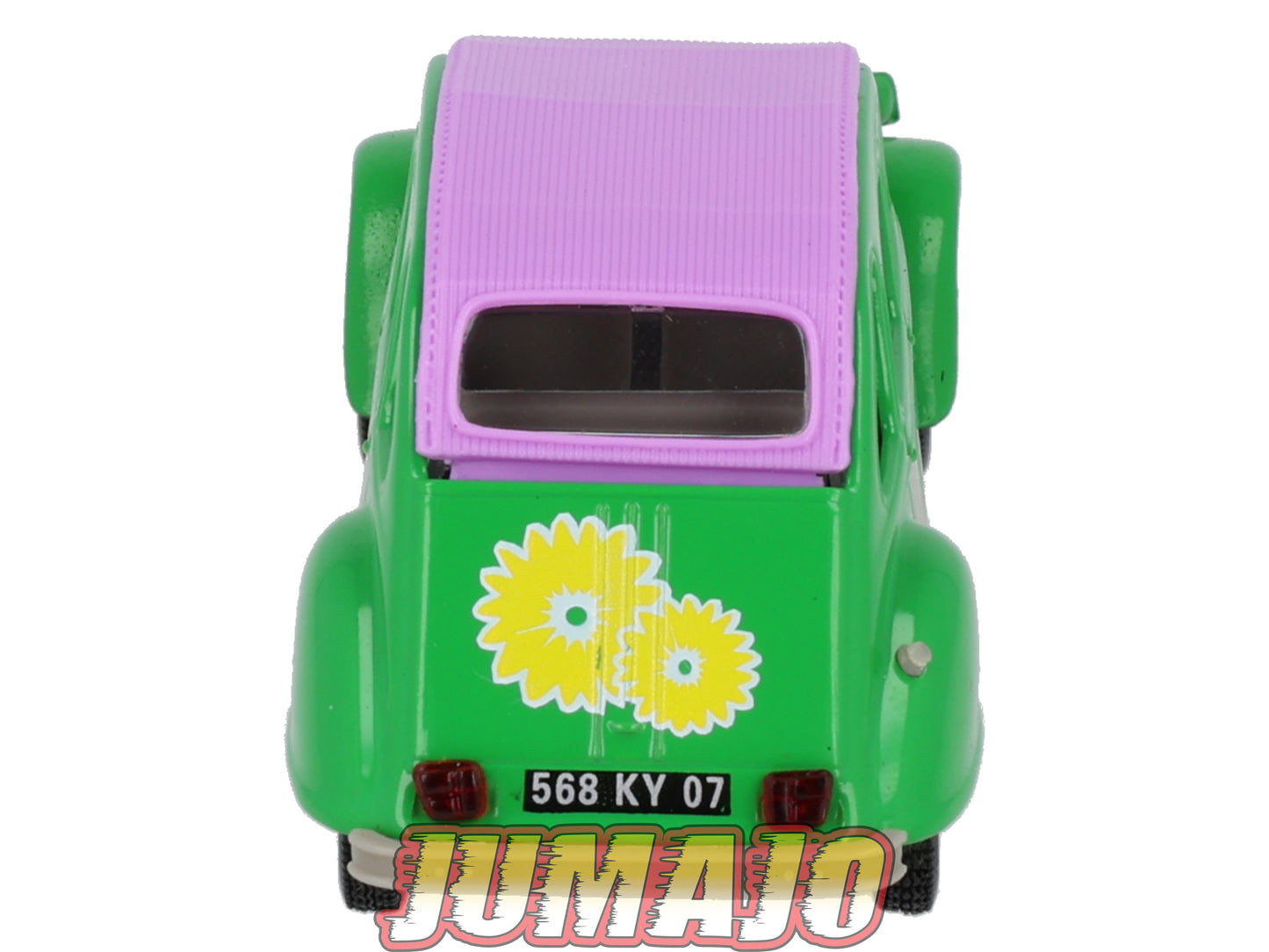 2CV18 Voiture 1/43 NOREV Citroen : 2CV HIPPIE Peace and love