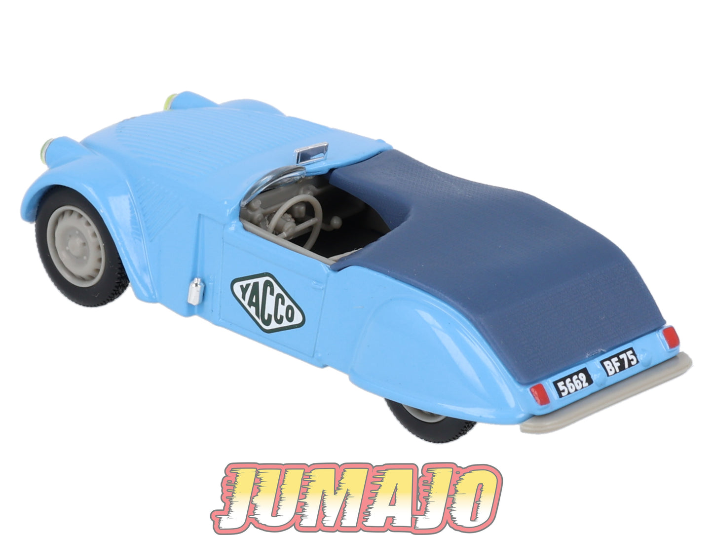 2CV19 Voiture 1/43 NOREV Citroen : 2CV BARBOT Special monoplace YACCO