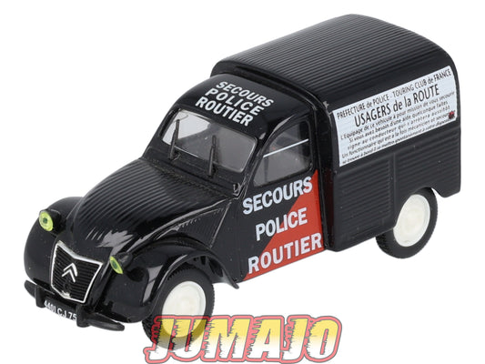 2CV28 Voiture 1/43 NOREV Citroen : 2CV fourgonnette secours routiers Paris