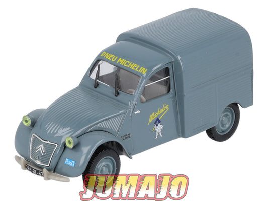 2CV39 Voiture 1/43 NOREV Citroen : 2CV fourgonnette AZU 1954 MICHELIN