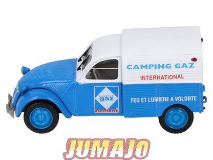 2CV41 Voiture 1/43 NOREV Citroen : 2CV AZU Camping Gaz 1958