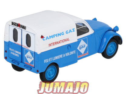 2CV41 Voiture 1/43 NOREV Citroen : 2CV AZU Camping Gaz 1958