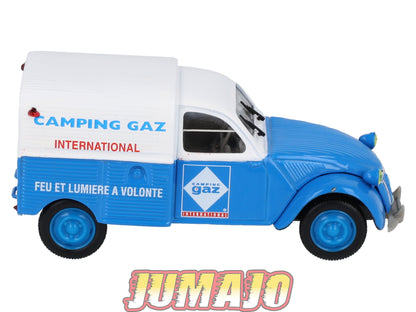 2CV41 Voiture 1/43 NOREV Citroen : 2CV AZU Camping Gaz 1958