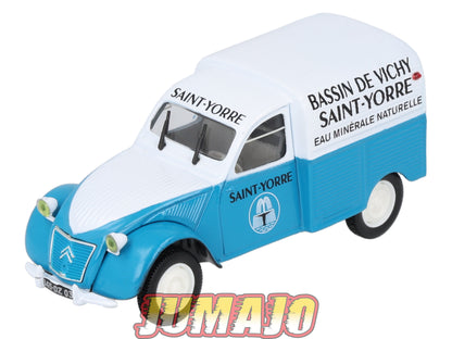 2CV43 Voiture 1/43 NOREV Citroen : 2CV AZU Saint-Yorre 1959