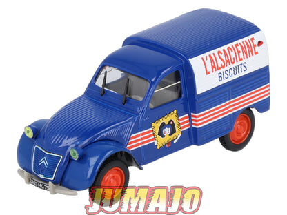 2CV44 Voiture 1/43 NOREV Citroen : 2CV AZU L'alsacienne 1958