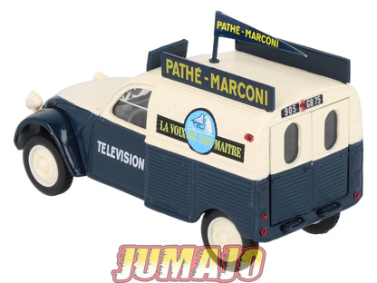 2CV55 Voiture 1/43 NOREV Citroen : 2CV Pathé-Marconi 1957 Television