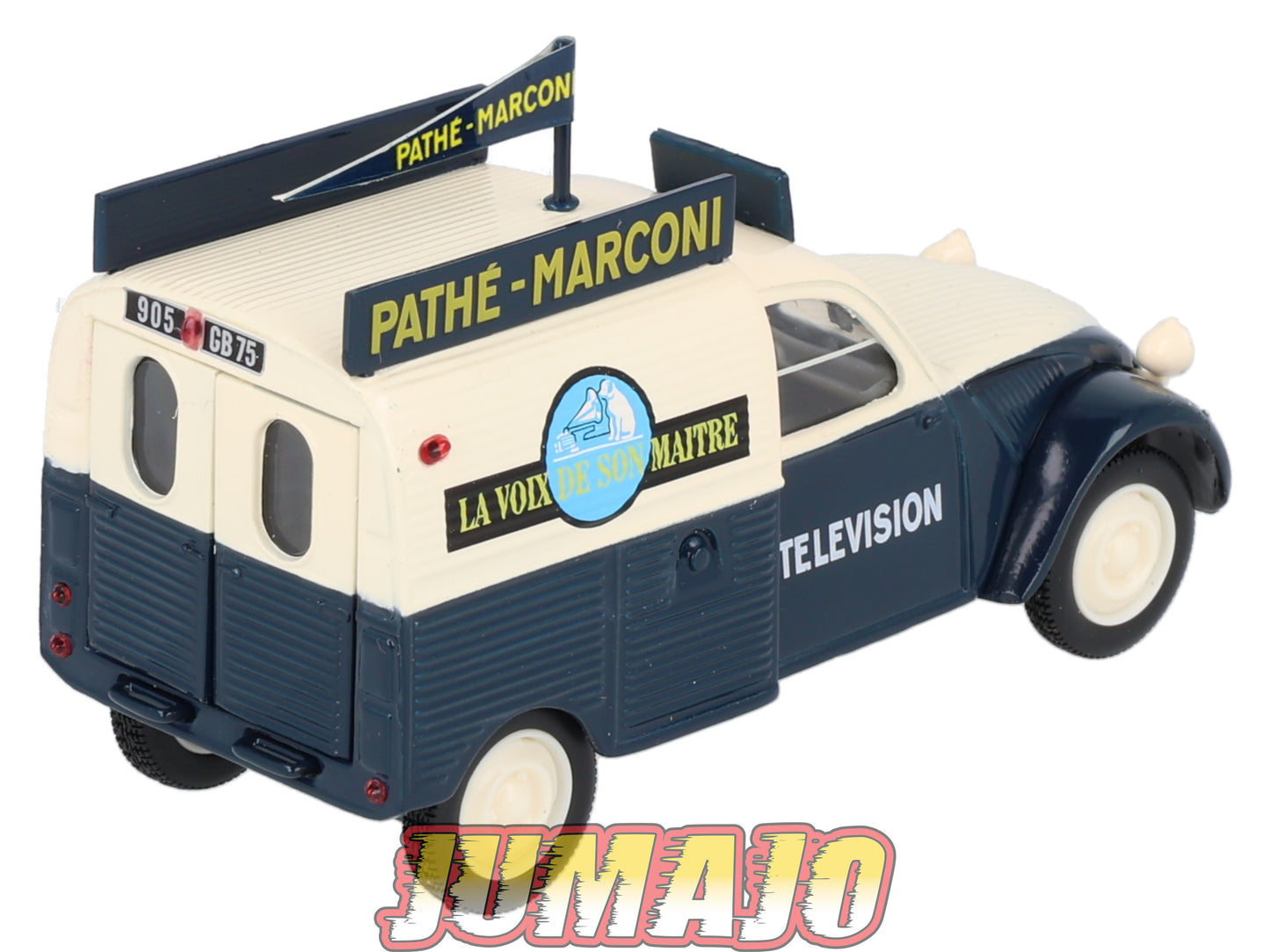 2CV55 Voiture 1/43 NOREV Citroen : 2CV Pathé-Marconi 1957 Television