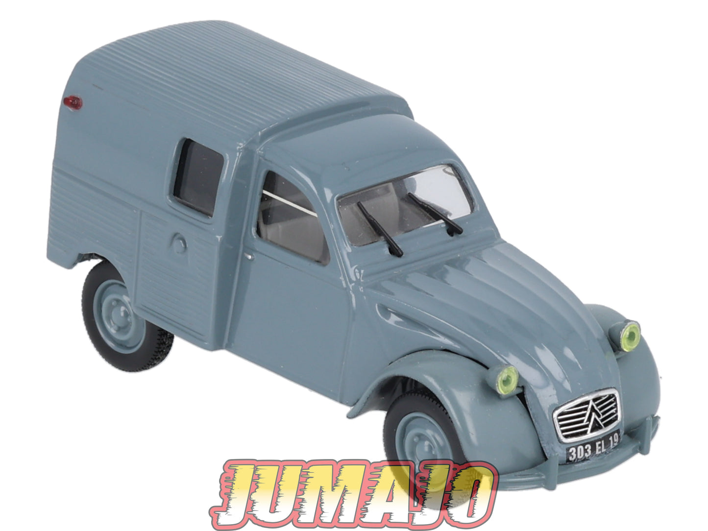 2CV58 Voiture 1/43 NOREV Citroen : 2CV AZU à vitres latérales