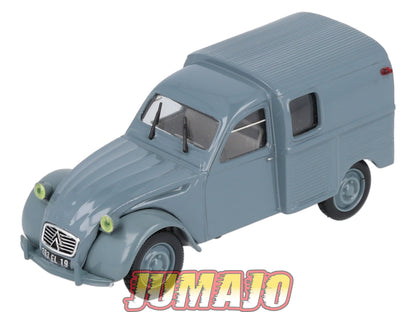 2CV58 Voiture 1/43 NOREV Citroen : 2CV AZU à vitres latérales