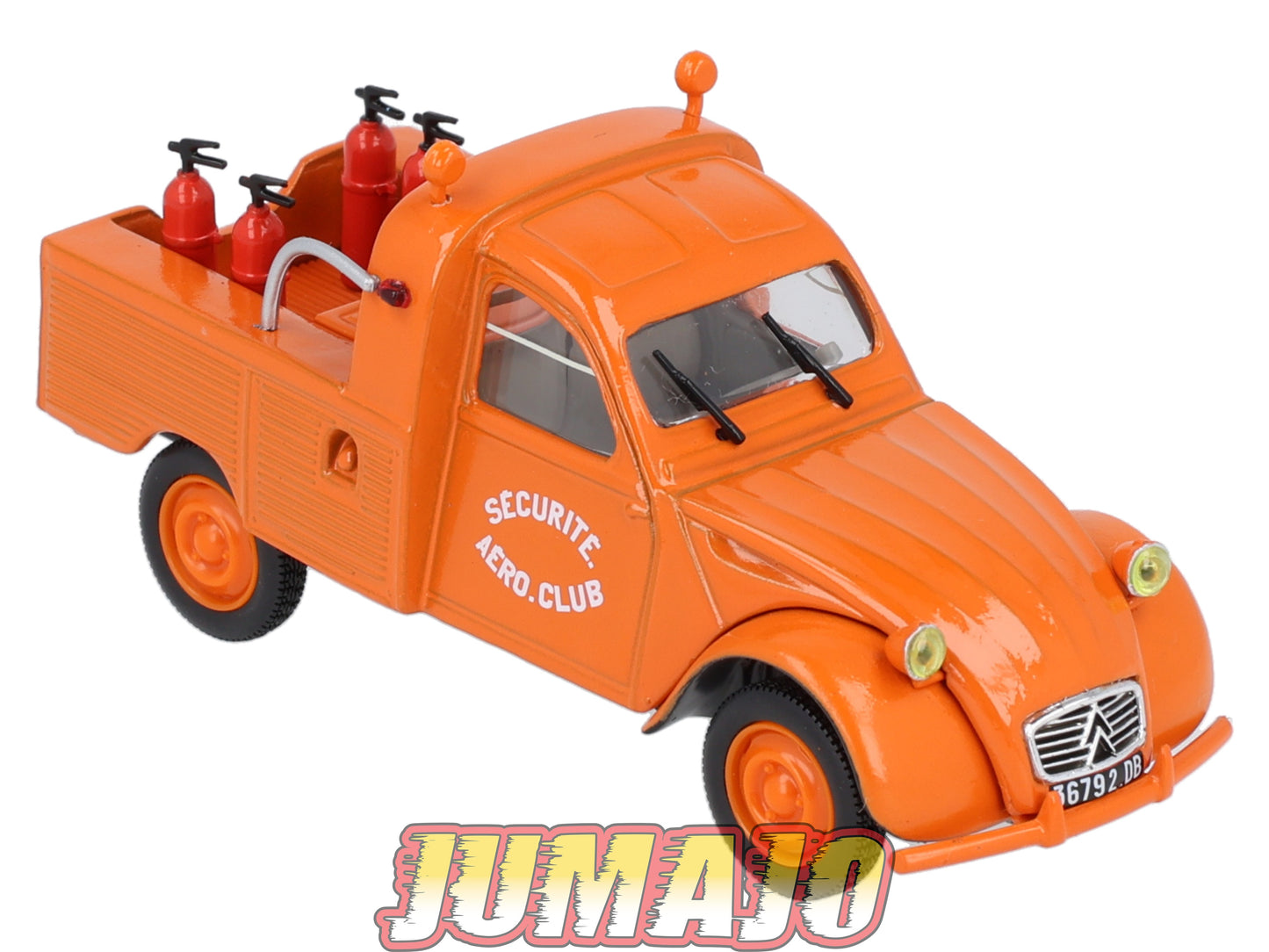 2CV62 Voiture 1/43 NOREV Citroen : 2CV Pick-up Securite aero-club