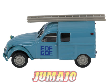 2CV63 Voiture 1/43 NOREV Citroen : 2CV AZU EDF-GDF 1967