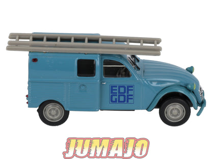 2CV63 Voiture 1/43 NOREV Citroen : 2CV AZU EDF-GDF 1967