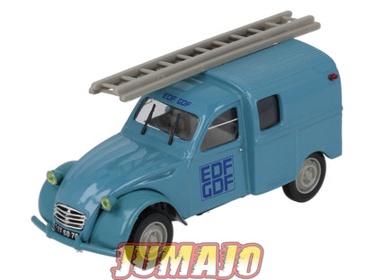 2CV63 Voiture 1/43 NOREV Citroen : 2CV AZU EDF-GDF 1967