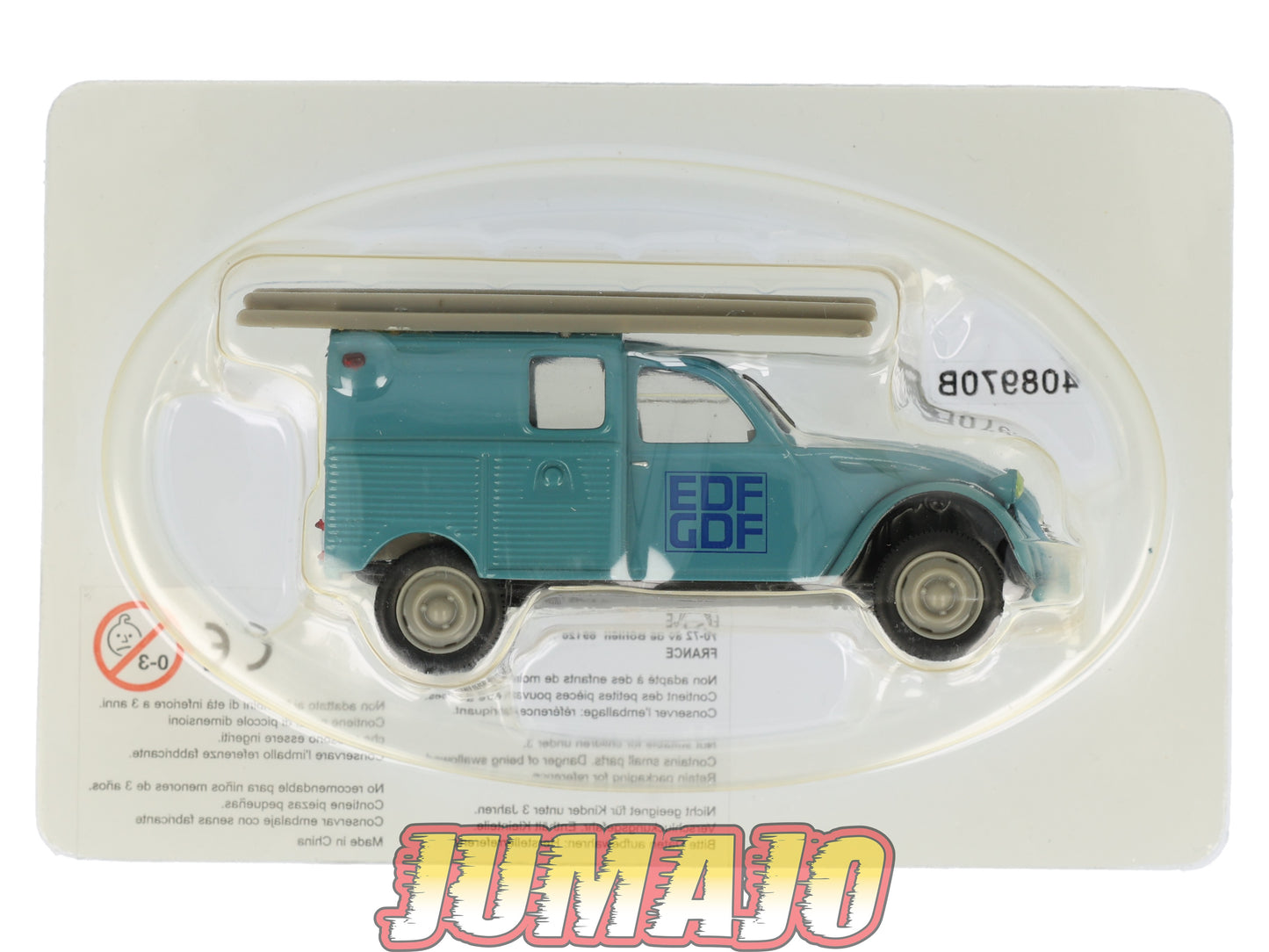 2CV63 Voiture 1/43 NOREV Citroen : 2CV AZU EDF-GDF 1967