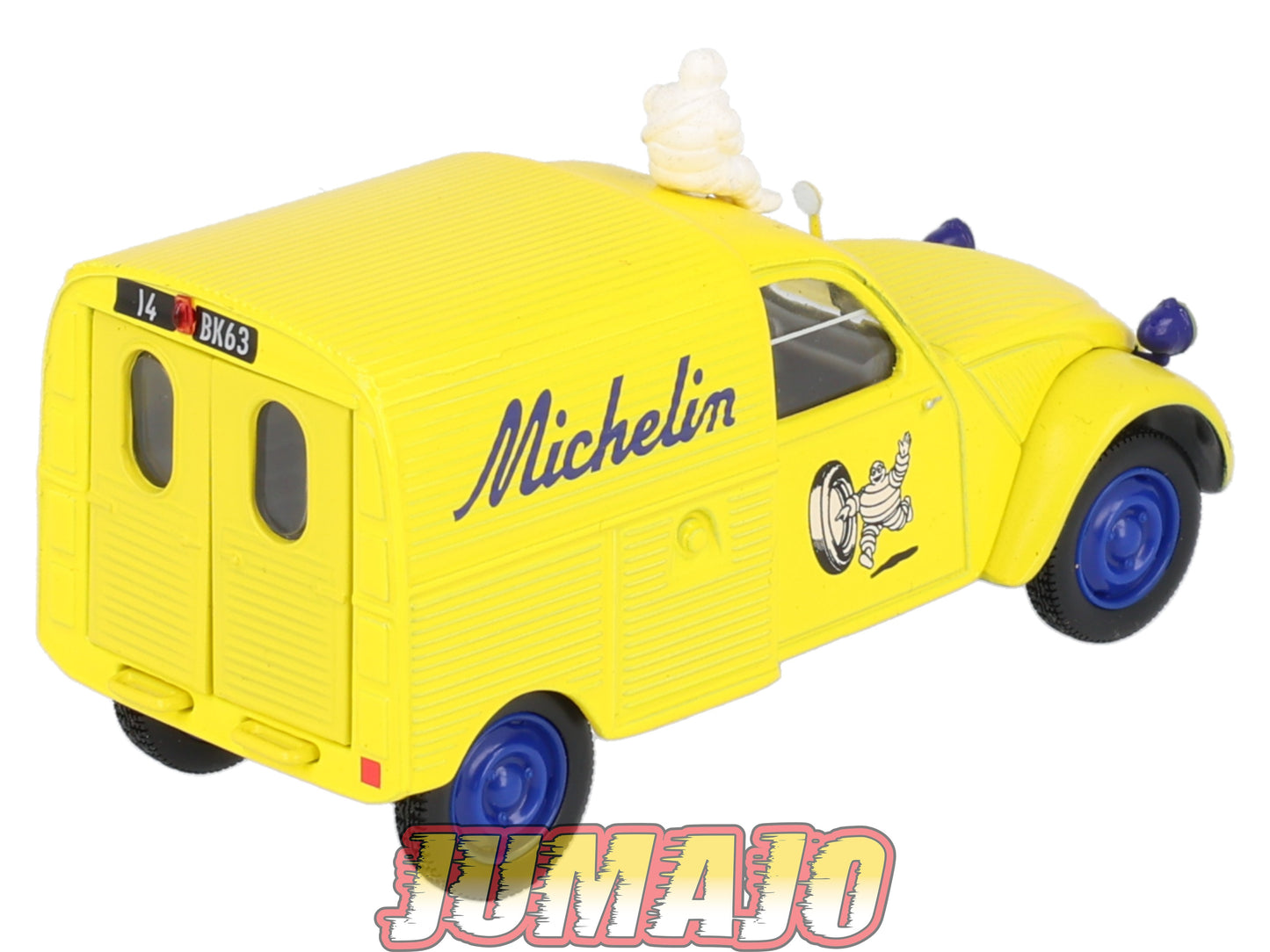 2CV64 Voiture 1/43 NOREV Citroen : 2CV fourgonnette MICHELIN jaune Bibendum