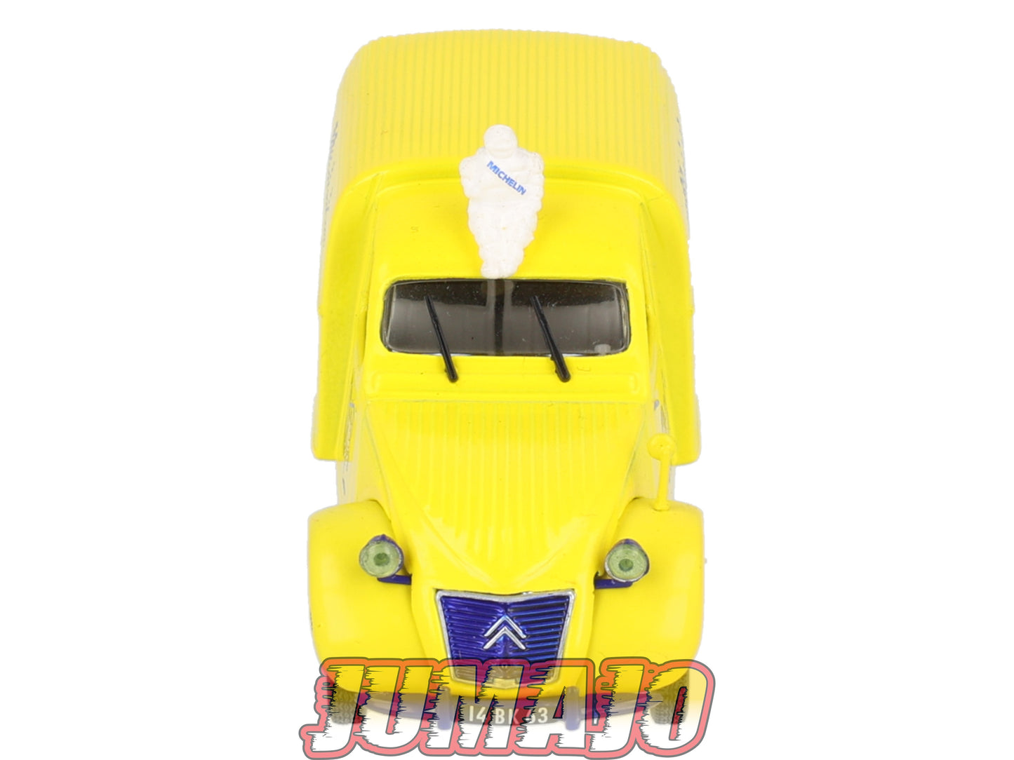 2CV64 Voiture 1/43 NOREV Citroen : 2CV fourgonnette MICHELIN jaune Bibendum