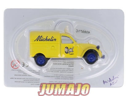 2CV64 Voiture 1/43 NOREV Citroen : 2CV fourgonnette MICHELIN jaune Bibendum