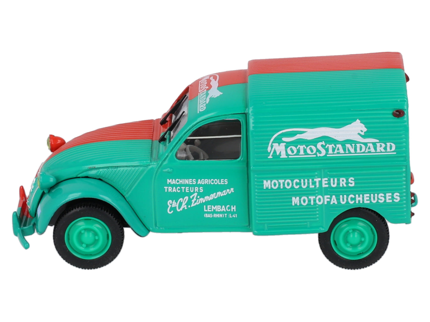 2CV70 Voiture 1/43 NOREV Citroen : 2CV MotoStandard 1958