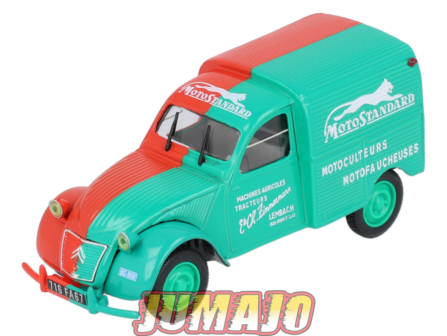 2CV70 Voiture 1/43 NOREV Citroen : 2CV MotoStandard 1958